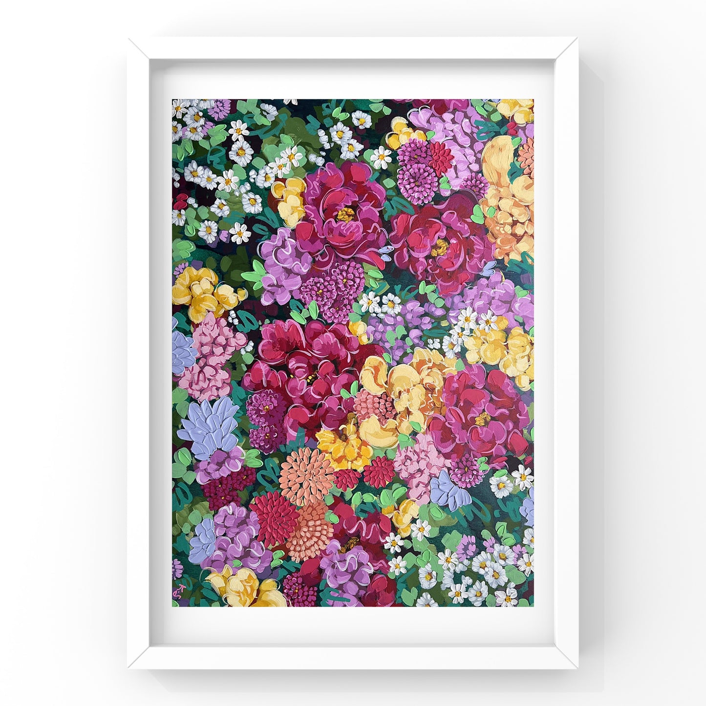 ‘Lovely’ limited edition framed A2 print