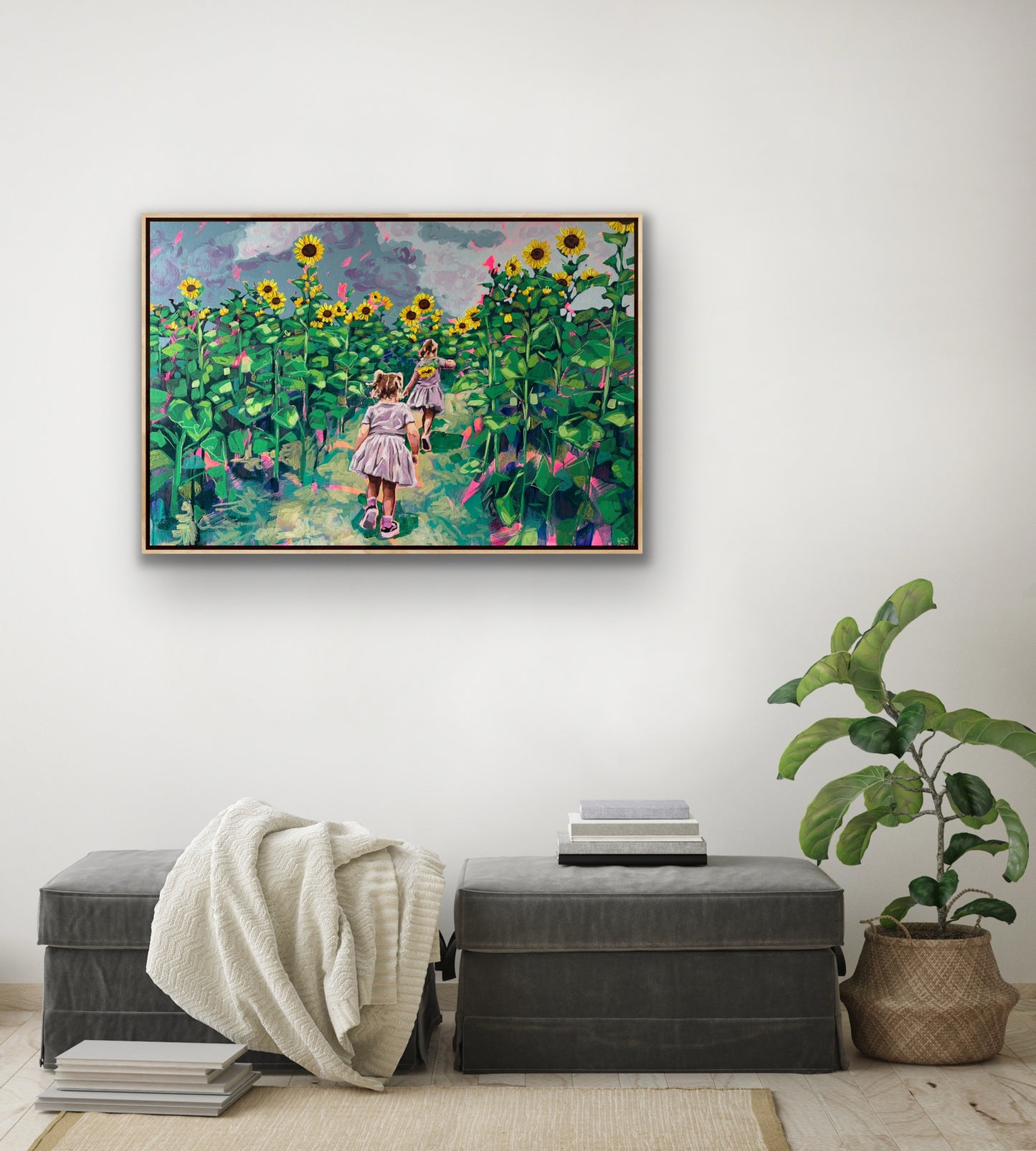 ‘Taking it easy’ original painting
