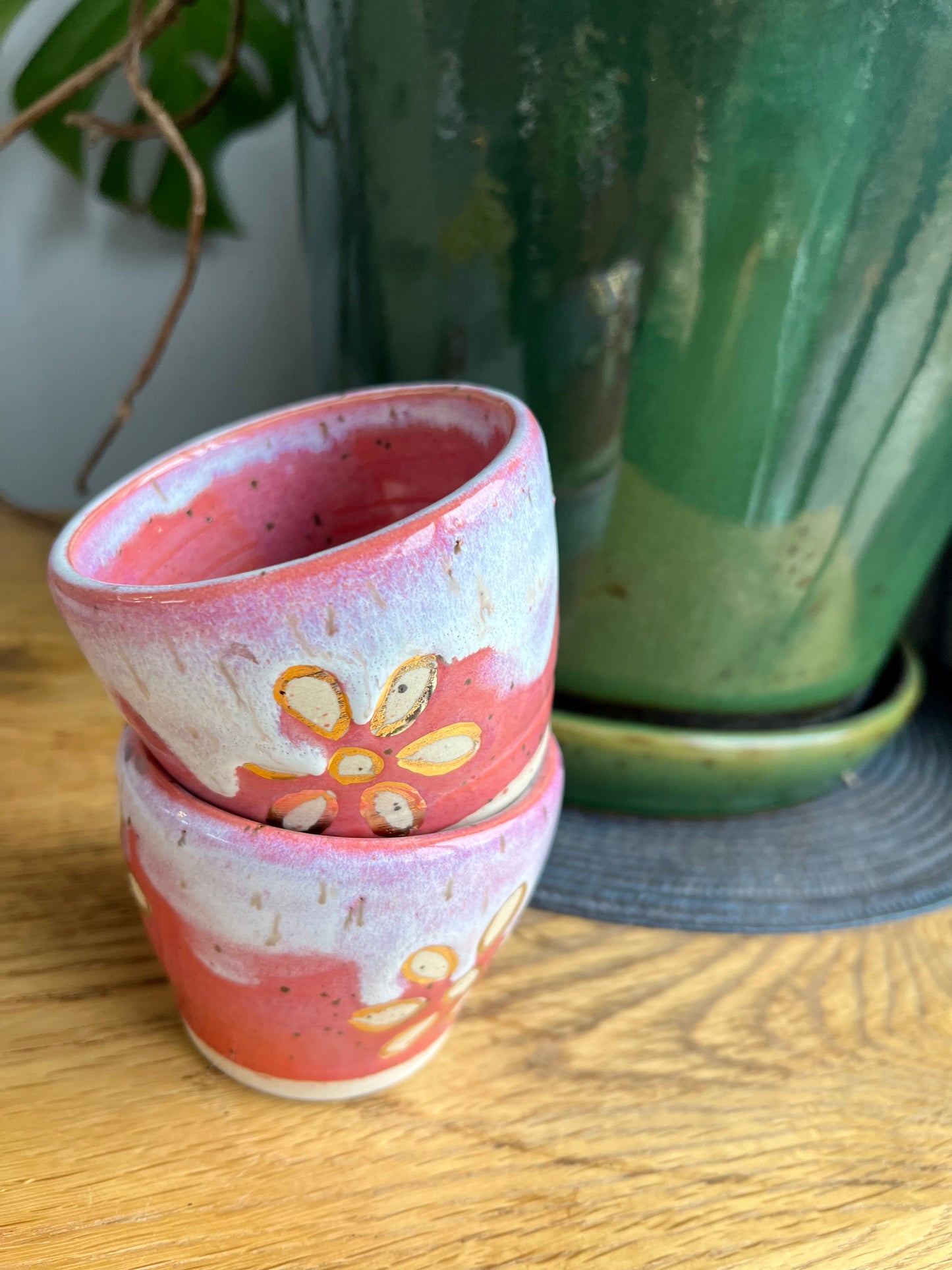 Daisy ceramic tumbler