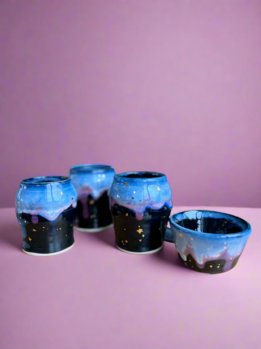 Starry night bowl (tumblers sold)