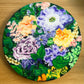 Small purple floral print